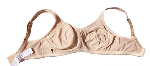 BIMEI Mastectomy Bra Invisible Pockets for Breast Forms Flower Embroidery Pocket Bra 21184