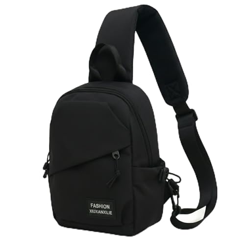 Image of Waterproof Sling Mini Backpack for Men & Women, Lightweight Crossbody Bag for Travel, Hiking, Gym, Jogging, Picnic & Daily Use 5 Liter (White, Blue, Black)