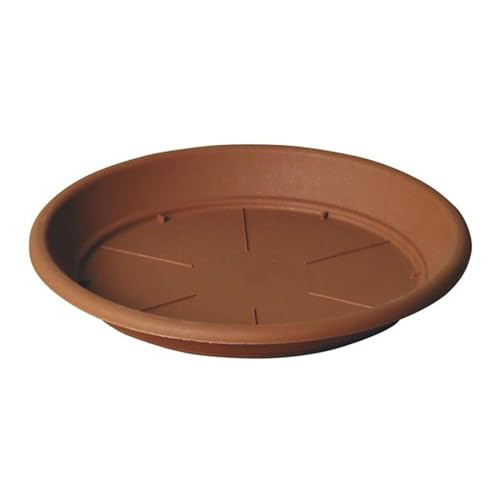 Decorspace - Plato para maceta redondo básico para flores y plantas de jardín (40 cm, terracota)