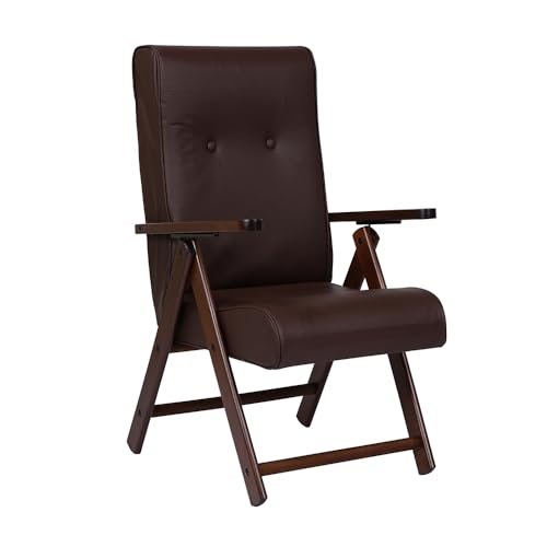 Molisana - Sillón de piel sintética reclinable relax con 4 posiciones, cojín acolchado