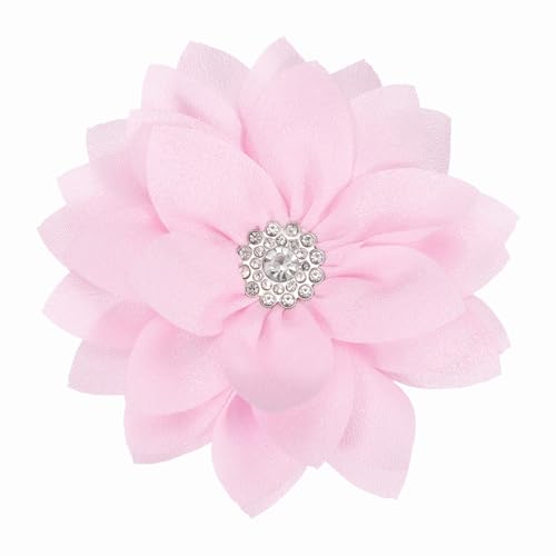 PATIKIL Flower Brooches Pins for Women Clothes Hat Dress Coat Fabric Floral Brooch Pin for Wedding Party Gift, Pink by PATIKIL - Used condition - US$5.69