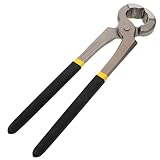 NOLITOY Tijeras para Pezuñas de Ganado y Ovejas, Herramienta de Corte Multifuncional Metálica, 30 Cm, para Cuidado de Cascos en Establos, Uso Profesional para Caballos y Herbívoros