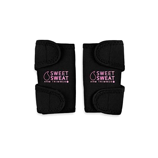 Sweet Sweat Arm Trimmers for Men & Women | Increases Heat & Sweat production to the Bicep area | Includes Bonus Mesh Carrying Bag