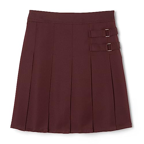 Image of French Toast Girls Adjustable Waist Pleated-Front Two-tab Scooter