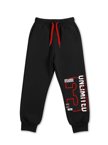 Image of Trampoline Kids Cotton Blend Trackpants Pack of 2 with Drawstrings & Ribbed Cuffs | Vibrant Printed Joggers for Boys & Girls | Soft Waistband & Side Pockets | Everyday Comfy Wear