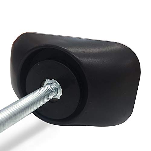 Vmaisi Baby Gate Wall Cup Protector Make Pressure Mounted Safety Gates More Stable - Wall Damage-Free - Fit for Doorway, Door Frame, Baseboard - Work on Dog & Pet Gates (Black) -  vmax, WS04mini-1