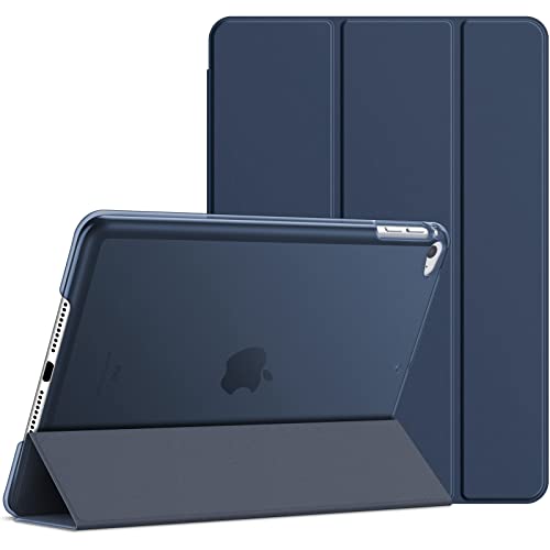 JETech Funda para iPad Mini 4, Carcasa con Soporte Función, Auto Sueño/Estela (Azul Marino)