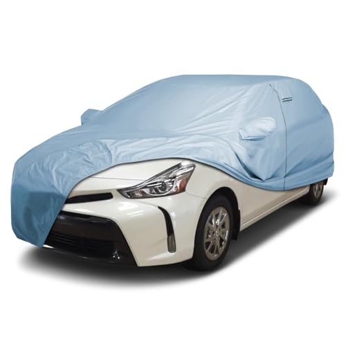 Image of iCarCover Premium Car Cover for 2012-2018 Toyota Prius V Heavy Duty Waterproof All-Weather Automobiles Custom Fit Indoor Outdoor UV Snow Protection Covers with Straps and Bag