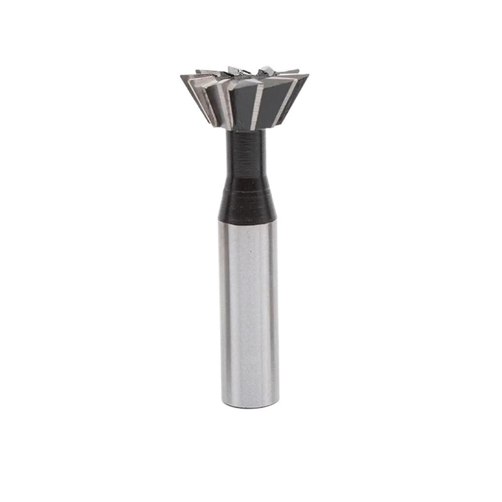 Frez trzpieniowy z prostym chwytem Trzpień frezarski, frez trzpieniowy, frez HSS do połączeń na jaskółczy ogon 60 stopni 10-60 mm x 60 mm, dwustronny, prosty trzonek 1 szt.(60mm x 60)
