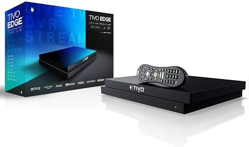 Image of TiVo Edge for Cable (Includes Product Lifetime Service (AIP) a $549.99 Value) | Cable TV, DVR and Streaming 4K UHD Media Player with Dolby Vision HDR and Dolby Atmos