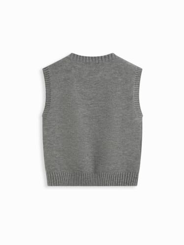 Image of CIDER Women's Sweater Vest Knit Sleeveless Pear Cute Graphic Tank Top
