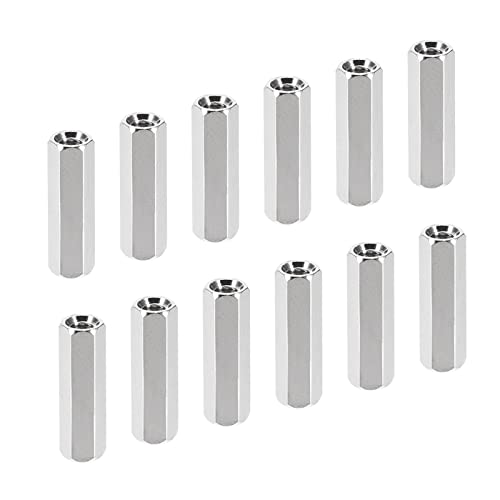 YOKIVE 20 Pcs M3 Spacers, Brass Hex PCB Standoffs Nuts, Keep Height Consistent, Great for Motherboard Circuit Board