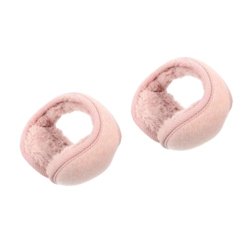 Orejeras de invierno para mujer BESTYASH rosas ajustables de poliéster 7