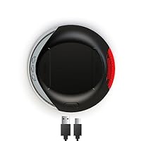 Flexi - CFNZLS-551-S - LED Lighting System - Für die Leinen New Classic & New Comfort - Mit starker Leuchtkraft vorne und hinten eine blinkende LED - Schwarz