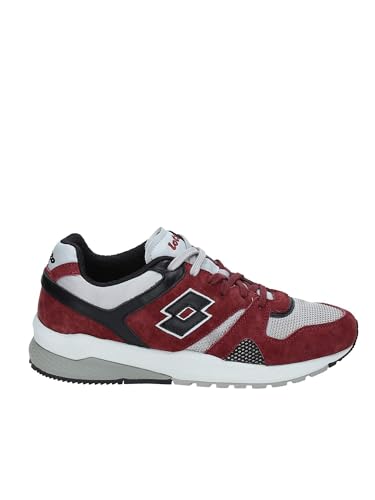 Lotto T7386 baskets homme bordeaux 40 aux finitions soignées et durables