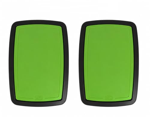 Image of Cello Plastic Garbage Swing-Lid Dustbin 48 Ltr, (Green & Green) COMBO