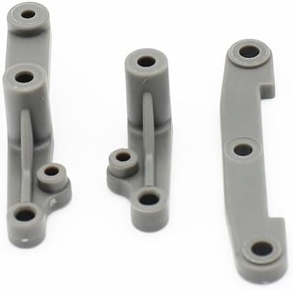 KingVal Replacement Plastic Steering Assmbly RC Spare Parts Compatible with WLtoys 124008 124010 RC Car