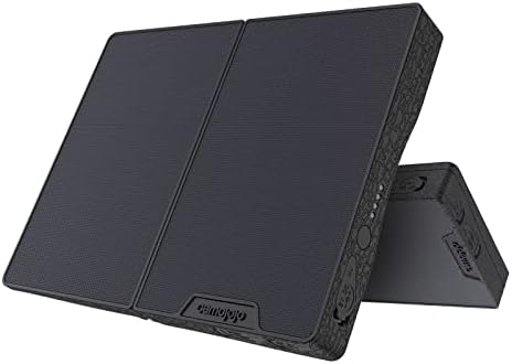 Camojojo Double Trail Camera Solar Panel 12V/1A 5.5V/1.5A Foldable Solar Charger Kit Waterproof IP66 with Build-in 3000mAH Rechargeable Lithium Polymer Battery Hunting Accessory