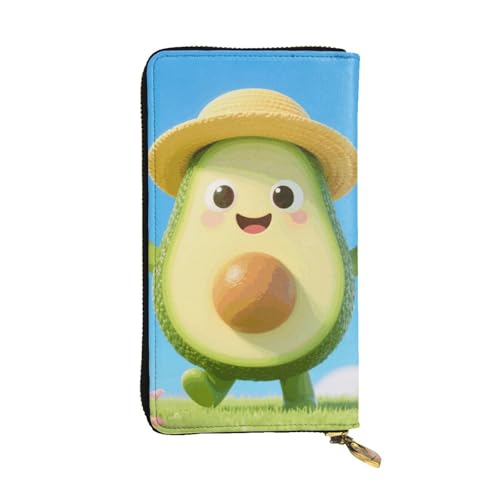 Portefeuille ultra fin cuir synthétique porte-cartes de crédit sac à main long d'embrayage