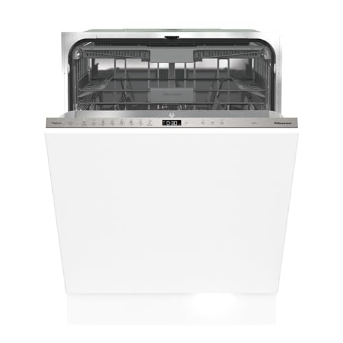 Hisense Fully Integrated Standard Dishwasher - Stainless Steel with Fixed Door Fixing Kit - B Rated