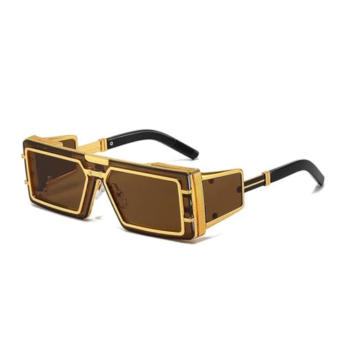Lunettes de soleil punk métal pour vos festivals et sorties d'été tendance