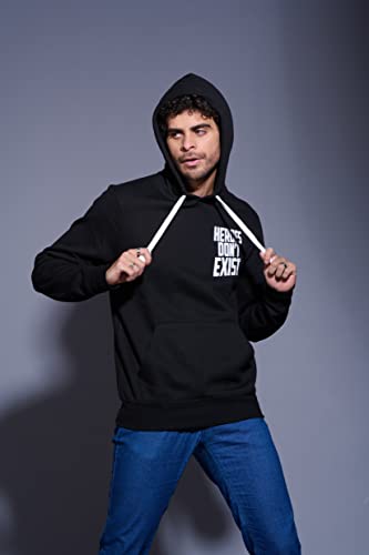Image of Go Devil Regular Fit 100% Cotton Full Sleeves Winter Wear Stylish Trendy Printed Hoodies Sweatshirt for Men /Boys with Pockets for Everyday Use