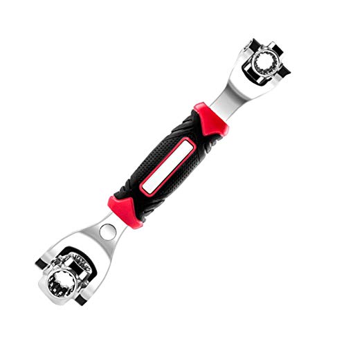 Rubyu Universalschraubenschlüssel, 52 in 1 Steckschlüssel, metrischer Schlüssel, Steckschlüssel Multifunktionsschlüssel Werkzeug mit 360 Grad Drehkopf, Torx, für Haus und Auto Reparatur 1 Rubyu Universalschraubenschlüssel, 52 in 1 Steckschlüssel, metrischer Schlüssel, Steckschlüssel Multifunktionsschlüssel Werkzeug mit 360 Grad Drehkopf, Torx, für Haus und Auto Reparatur