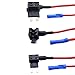 10x Blade Fuse Dual Circuit Adapter Auto Practical Copper Wire Auto Accessories Tools(Mini)