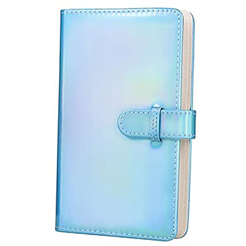 FUNOMOCYA Album Fotografico Decorativo Album Flessibile PU con Inserti Trasparenti per Foto per Matrimoni e Compleanni Sfumato