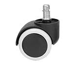 Rollen FüR BüRostüHle Stuhl Rad Caster Ersatz Weiche Stumm Schreibtisch Räder for Arbeit Heavy...