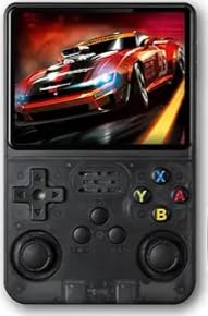 Image of R36S Retro Handheld Game Console With 64G 3.5 Inch IPS Screen Built-In 20000+ Classic Games Open Source Linux System Portable Pocket Video Player With 3200Mah Battery (Transparent Black)