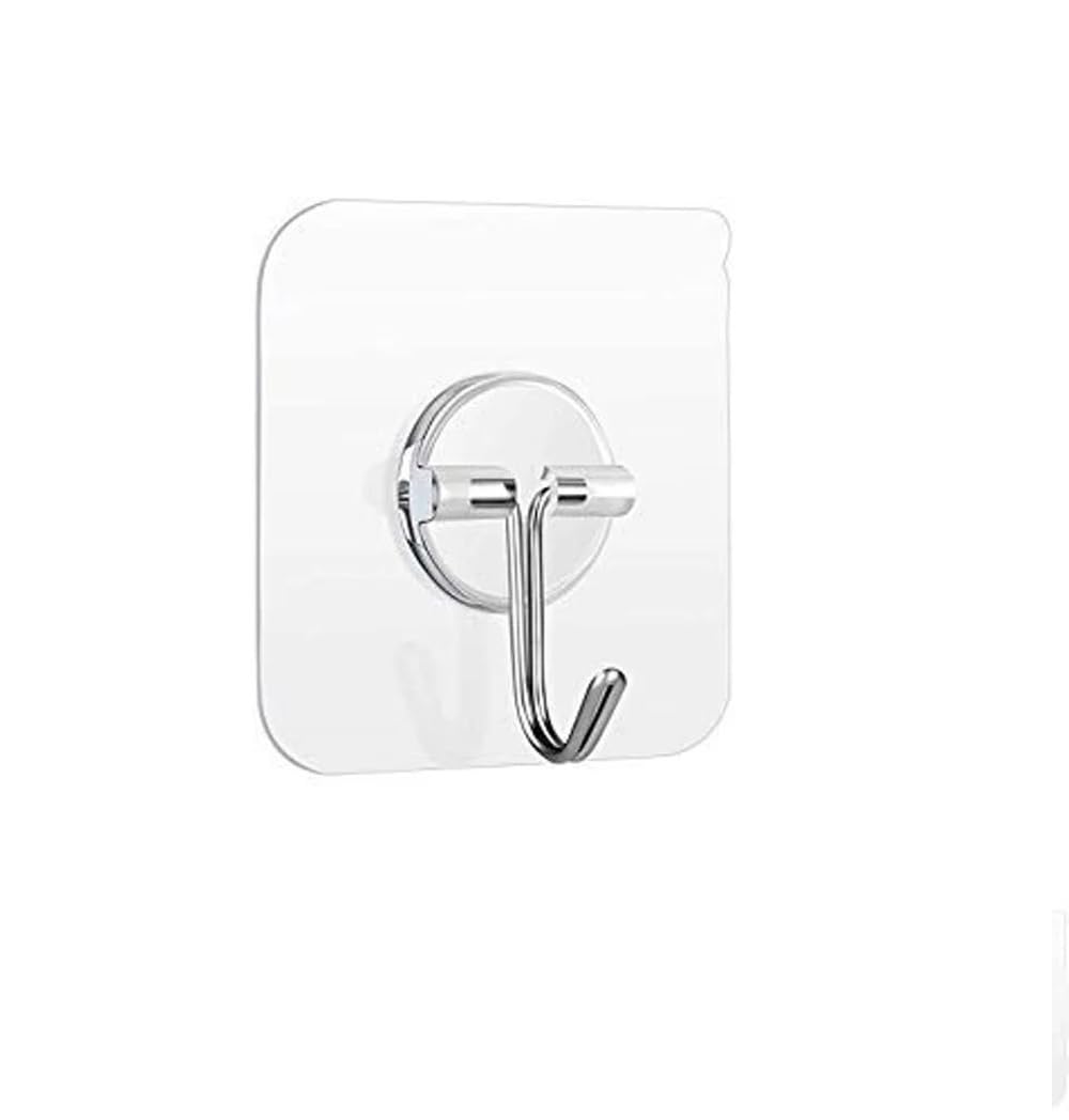 SPHINX Multipurpose Wall Hooks – Heavy Duty Adhesive Hooks, No-Drill, Damage-Free, Waterproof Hooks for Hanging (Hanging Hooks, 10 Pcs)