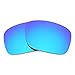 Revant Verres de Rechange Compatibles avec Oakley Holbrook, Polarisés, Elite Bleu Glacier MirrorShield