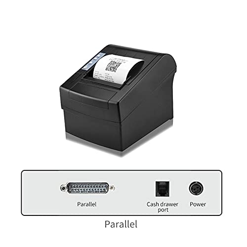 Image of Receipt Bill Printer 3inch 80mm Automatic 300mm /s Pos Tickets Printer USB Serial LAN Parallel Thermal Printer(Parallel)