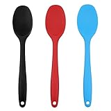 [Conjunto de Multicolores Cuchara]: cucharas de silicona de mezcla se puede mezclar, dividir, degustar, es un accesorio de cocina esencial.