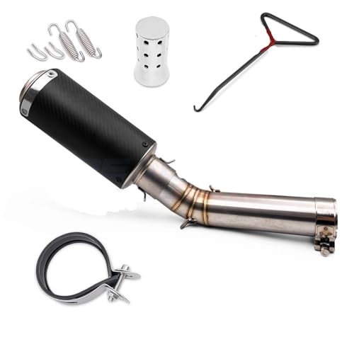 Silencieux GSXR 750 2006 2007 ligne inox avec raccord intermédiaire 51 mm