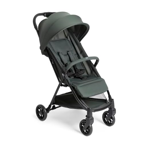 Chicco Urbino, Passeggino 0+ Mesi-22 Kg, Passeggino Leggero con Chiusura Smart e Compatta, Capotte Estensibile con Trattamenti UV50+ Antipioggia, Schienale Reclinabile e Regolabile, Poggiagambe, Verde