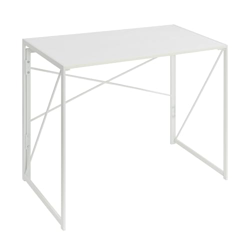 Convenience Concepts Xtra Folding Desk, White/White