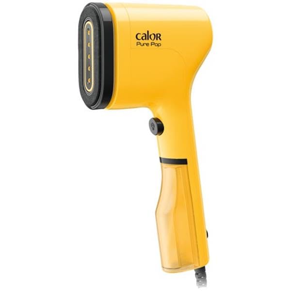 Calor Pure Pop Reise-Dampfglätter, 1300 W, 20 g/min, bereit in 15 Sekunden, einfache und bequeme Bedienung, kompakt und leicht, 710 g, Gelb, DT2026C0