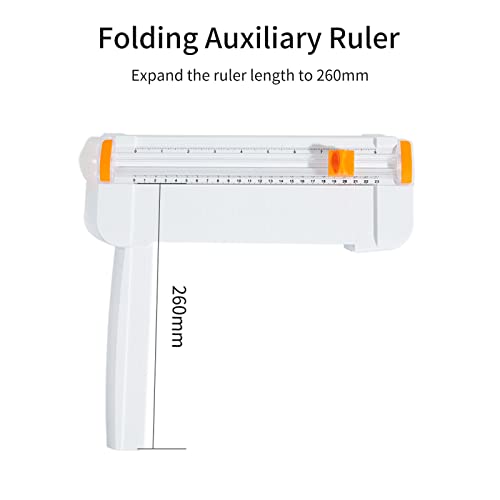 Mini A5 Paper Trimmer Cutter Máquina de corte de papel de mesa com cabeça de corte de segurança Régu