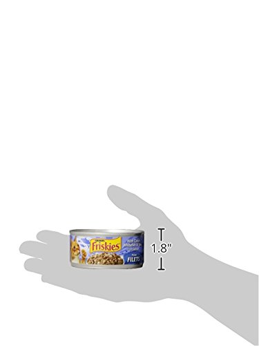 Amazon.com: Friskies Prime Filets Ocean Whitefish & Tuna In Sauce Wet Cat  Food, 5.5 Oz : Pet Supplies
