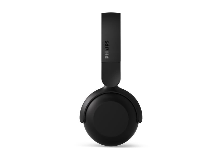 Image of Philips H2209 Wireless Headphones,On-Ear Bluetooth Headphones, Dynamic Bass, Sound Signature,Clear Call,25H Battery Life,Fast Charging,Soft Ear Cups,Bluetooth 5.4,Compact Design,Light,Matte Black