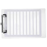 TOVINANNA Tablette d'Écriture Guidée pour Aveugles et Malvoyants Aide à L'Écriture pou...