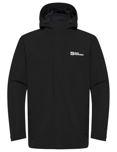 Jack Wolfskin Herren Altenberg 3in1 Jkt M, Schwarz, L EU