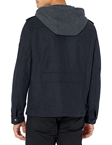 Image of Levi's Men's Wool Blend Hooded Military Jacket