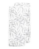 Badgley Mischka Kitchen Dish Towels - Set of 2 (Grey Multi)