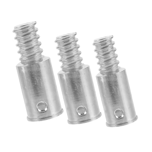 3Pcs Telescoping Pole Adapter Aluminum Alloy Broom Handle Tips for Poles for Mop and Broom Repair Enhances Cleaning Efficiency