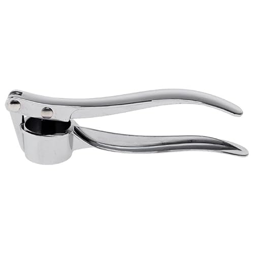 Espremedor Triturador Amassador de Alho Manual em Aço Inox, Utensílio de Cozinha Resistente, Ergonôm