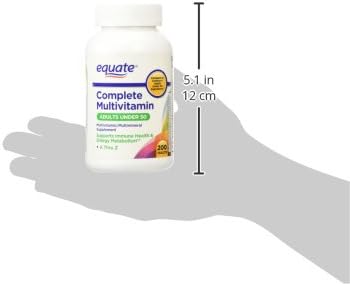 Equate - Complete Multivitamin Multimineral, 200 Tablets