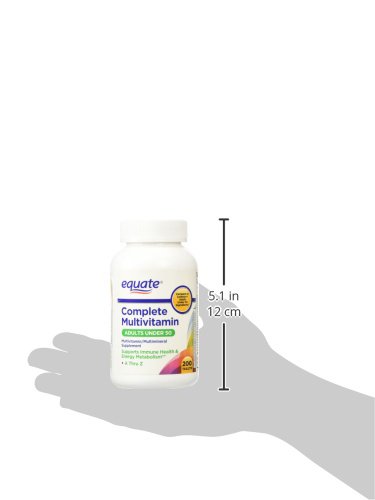 Equate - Complete Multivitamin Multimineral, 200 Tablets #TOP1